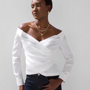 NWT White House Black Market off the shoulder top